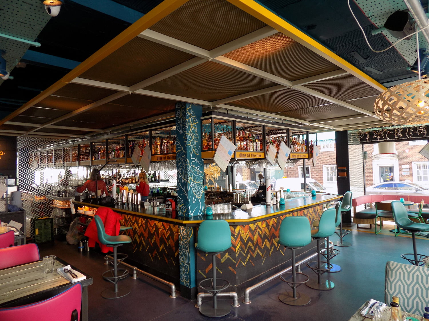 Turtle Bay Restaurant ceiling infill