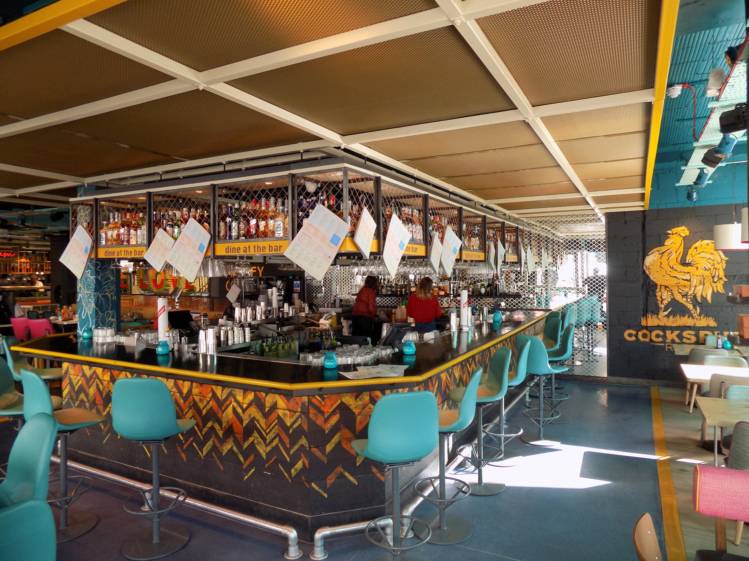 Turtle Bay Restaurant ceiling infill
