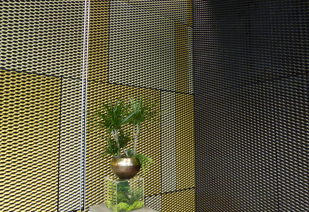 Reception at First Street Manchester Mancunia Expanded Metal