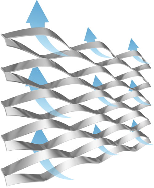 expanded metal airflow diagram expanded metal airflow diagram