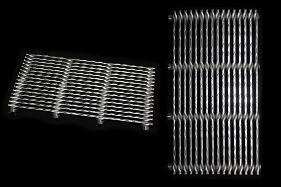 Riffle Top Looped Architectural Wedge Wire Riffle Top Looped Architectural Wedge Wire
